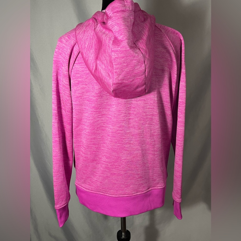 Under Armour Women's Long Sleeve Funnel Neck Cold gear Sweatshirt Hoodie Pink M - Picture 5 of 8
